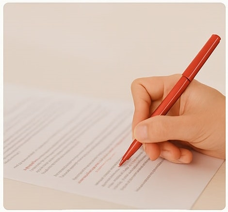 Correction manuscrite