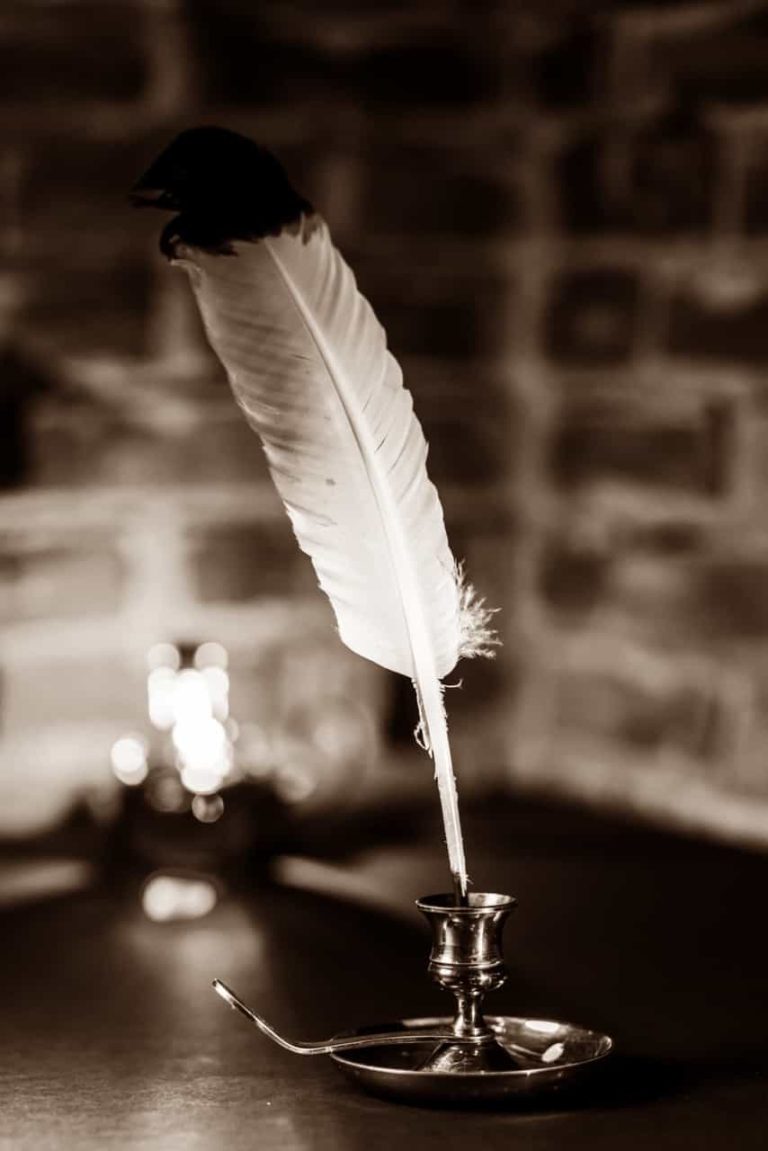 Plume dans son encrier